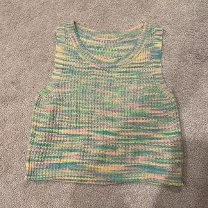 Rainbow sweater vest